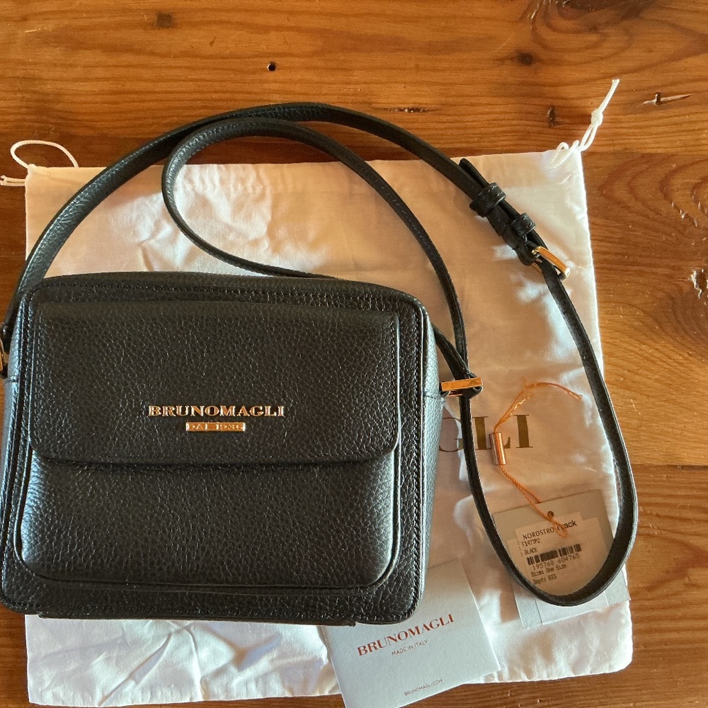 Leather Crossbody Bag - Picture 5 of 7